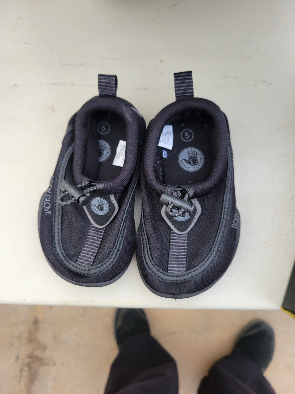 Body Glove Kids Black Water Shoes with Toggle Closure